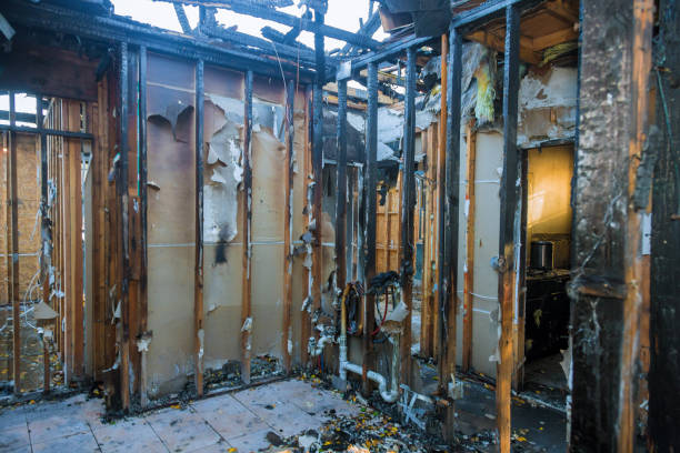 Professional Fire Damage Assessment technician working in Nescopeck, PA